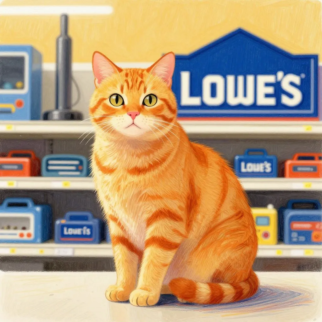 Francine the Lowe's Cat